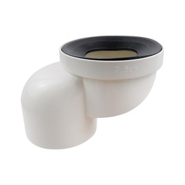 Savagrow Full Flush Offset Toilet Flange 7.5cm Toilet Flange Offset Hose Connector Toilet Change Place Extension