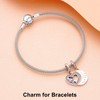 LaMenars Heart Charms Love for 925 Sterling Silver for Mum