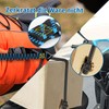 Tensioning Rubber with Hooks, 4 Expander Tie Down Straps with
