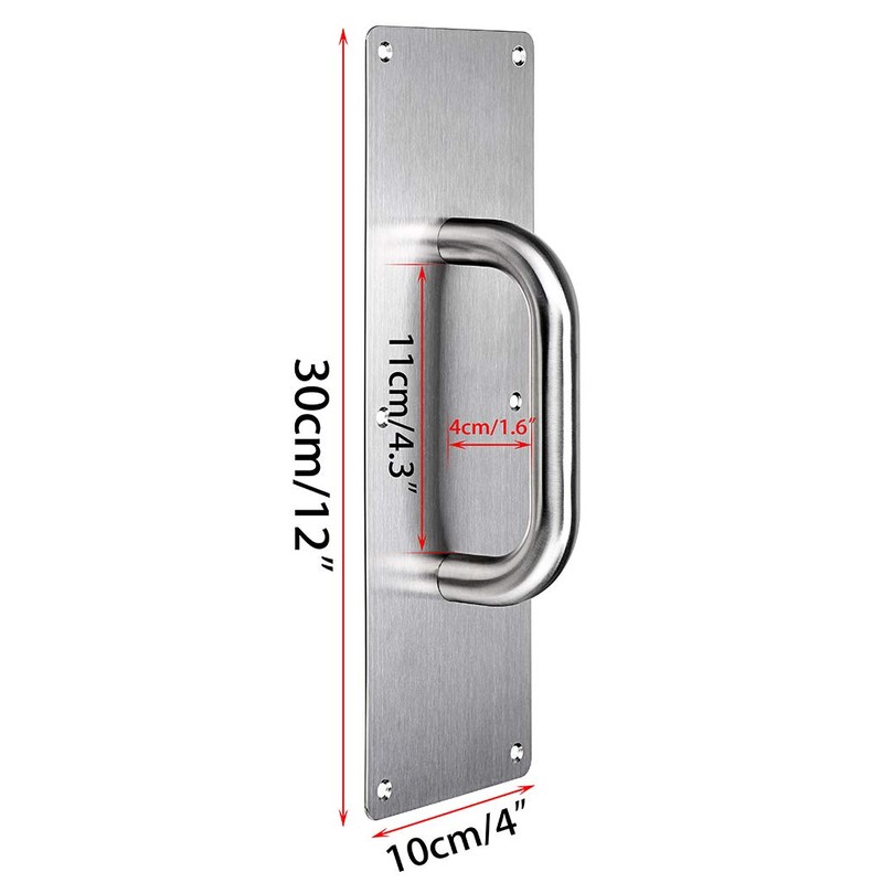 Sumnacon 2 Set 12" Stainess Steel Door Handle Pull &