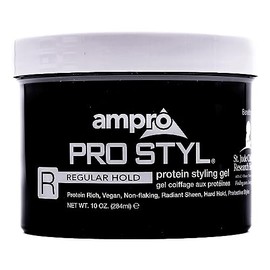 Ampro Pro Styl Gel para peinar - Protege y fortalece tu cabello - Fijación flexible y táctil para todo tipo de cabello - Regular - 284 g