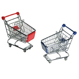 Mini Shopping cart for decorative storage