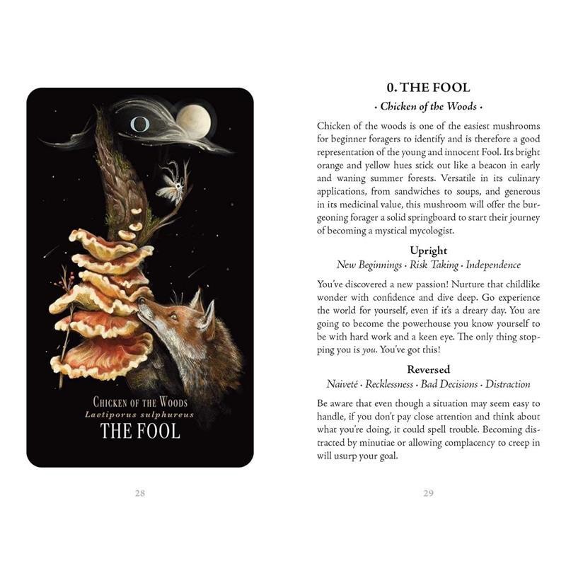 Midnight Magic: A Tarot Deck of Mushrooms - Cards