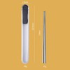 Chopsticks Stainless Steel Chopsticks Set with Storage Case, Convenient to