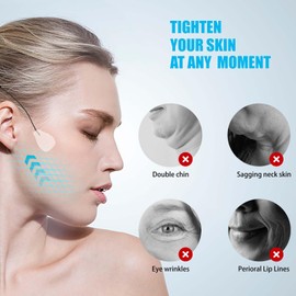 Pack of 120 Face Lifting Tape, Face Tape Tools for Face, Invisible Lift Face Stickers, Face Lift Patch, Invisible V-Shape Face Face, Neck and Eye Lift for a Perfect Face