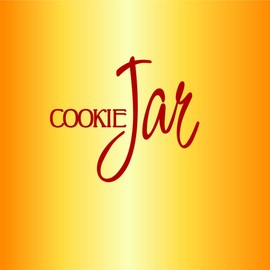 Wall Decal Cookie Jar Sign – Kitchen Cook Chef Gourmet Bon Viveur Fancy Food Wine Holiday Gift Decorating Ideas Sticker - Size: 25 Inches X 35 Inches