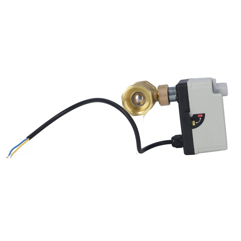 DN25 2 Way Brass Ball Valve Normally Closed Electric Ball