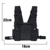 MASO Universal Chest Bag Nylon Pocket Radio Walkie Talkie Chest