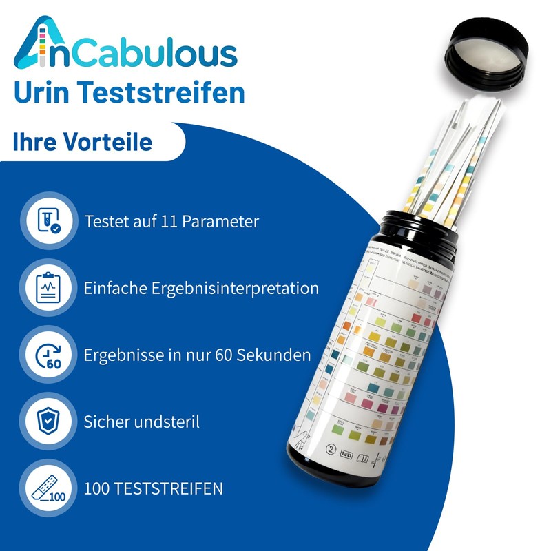 AnCabulous Urine Test Strips 11 Parameter Urine Test Strips Pack