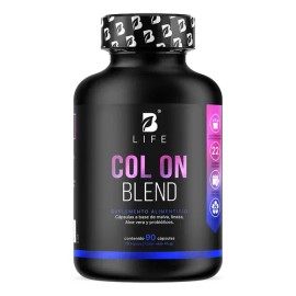 Limpieza para Colon 90 Cápsulas | Con Hoja de Malva y Mezcla Herbal | Apoya la Regularidad y el Bienestar Digestivo | Suplemento en Cápsulas para Hombre y Mujer | Col On Blend B Life
