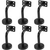 KEILEOHO 6 Pack Handrail Brackets, Stainless Steel Handrail Holder, Wall