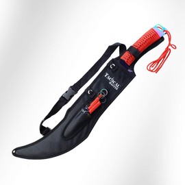 27" Fixed Blade Machete with 3 Fixed Blade Knives Set. for Collection, Gift, Outdoor Sports