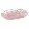 Gedy Chanelle Soap Dish, Resin, Pink, 7.8 x 12 x
