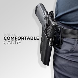 OWB Quick Release IDPA Holster fits Canik TTI Combat (Right-Hand Draw, Carbon Fiber)