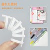 EUSTACE 16 Pcs 6 Holes Loose Leaf Binder Rings Plastic