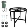 Rain Barrel Stand, Heavy Duty Rain Water Collection Base, Rain