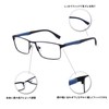 OCCI CHIARI Men's Stylish Blue Light Reduction Glasses, No Prescription,