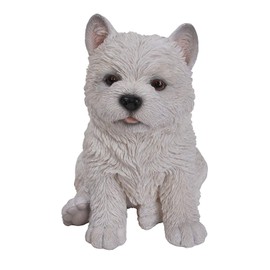 Vivid Arts 17cm West Highland Puppy Pet Pals Resin Ornament - PP-WHTR-F