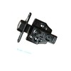 2 Pack Half Cover Hinge Gun Black, Suitable for Frameless