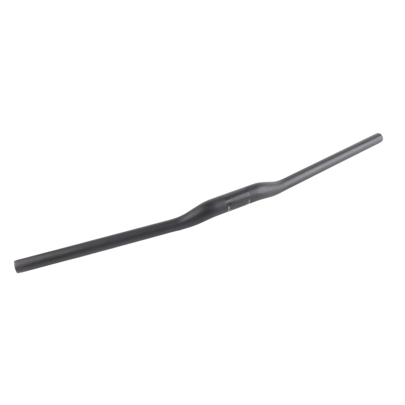 Bicycle Riser Handlebar Matt Black 3K Carbon Fiber Integrated Light
