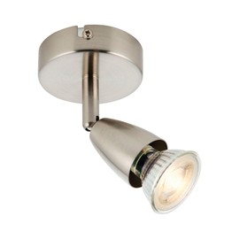 Saxby Amalfi Single Spotlight (Satin Nickel)