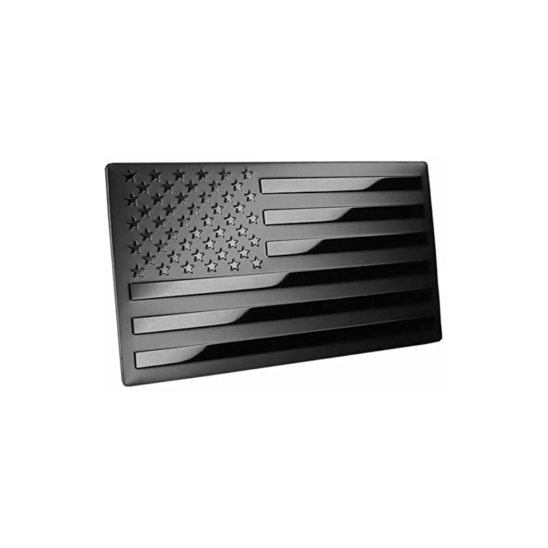 eVerHITCH USA American Metal Flag Auto Fender Emblem for Cars