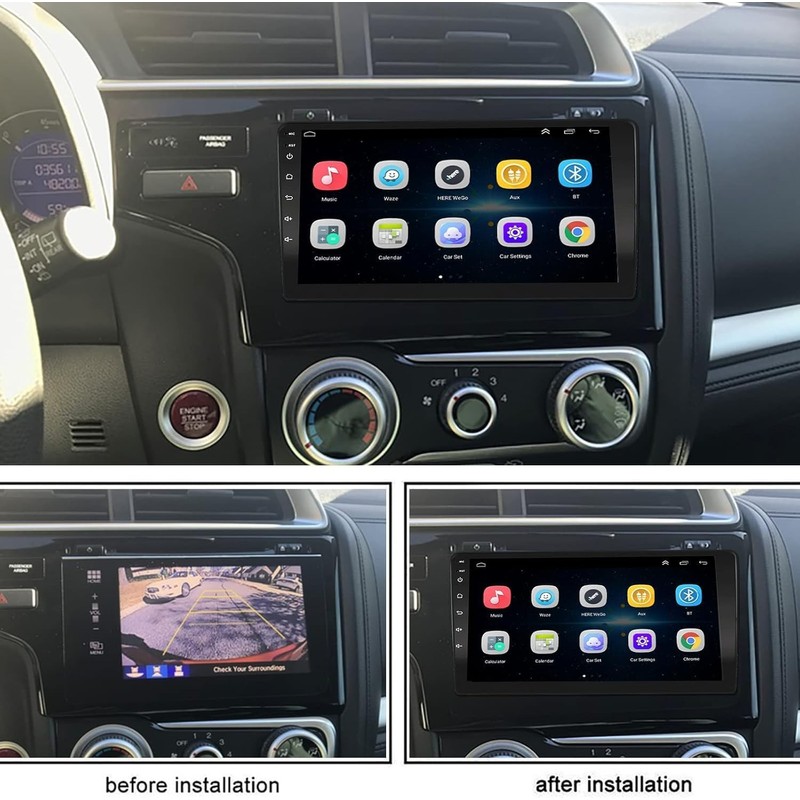 9 Inch Android 13 Car Stereo for Honda Fit 2014-2018