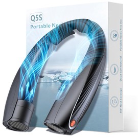 Portable Neck Fan, 20H RunTime Cooling Fan, 6 Speeds 360° Airflow Personal Fan, Rechargeable Hands Free with 6000mAh Battery Wearable fan Gifts for Women Men Outdoor Travel Camping