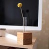 Newie Hida-no-Mori Small Tree Vase MOKURIN Wooden Flower Base, Vase,