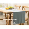 Vitalizart Green Table Runner 14 x 90 Inches Long Slub