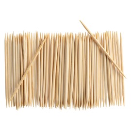 GUSTO [2000 Count] Bamboo Wooden Toothpicks - Wood Round Double-Points Teeth Tooth Picks - (Fomerly Comfy Package)