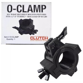 Clutch Light Truss Clamps Lighting O Clamp Global Heavy Duty Fits 1.5" & 2" Tubing