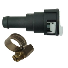 UPGRADED 800-404 Stronger than OEM Heater Core Coolant Hose Quick Disconnect Connector w/Clamp ONLY FITS: 3/4" Tube and 5/8" Heater Hose. FITS: Many 1986-2011 Ford Trucks SUVs and Vans E69Z18D435B