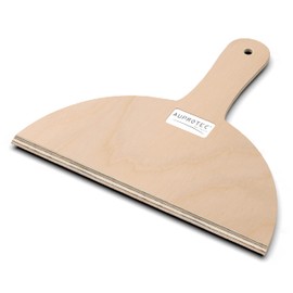 AUPROTEC Heiko Pizza Shovel Wooden Pizza Board Birch Polished Set of 2 Size M Diameter 32 cm