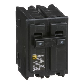 SCHNEIDER ELECTRIC Square D HOM230 Miniature Circuit Breaker 30 Amp 120/240 Volt