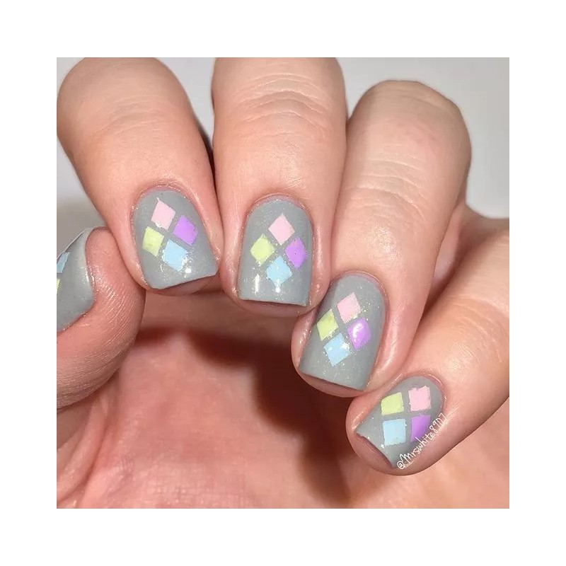 Whats Up Nails Diamond Pattern Stencils for Nails, Nail Stickers,