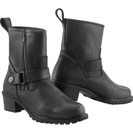 Bogotto Valencia Women's Waterproof Motorcycle Boots, Black, 36