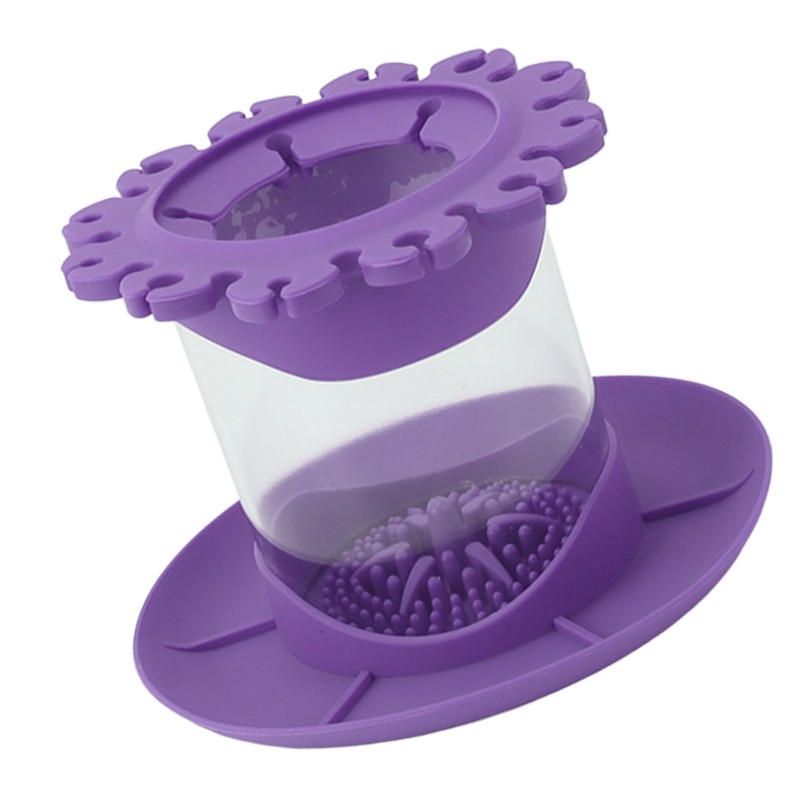 Makeup Brush Cleaner Round Detachable Brush Scrubber Board Cleaner Multifunctional