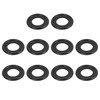 X AUTOHAUX 10pcs M12 Rubber Oil Drain Plug Washers Seals