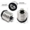 Honbay 6PCS E39/E40 to E26/E27 Adapter Light Bulb Socket Converter