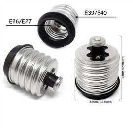 Honbay 6PCS E39/E40 to E26/E27 Adapter Light Bulb Socket Converter