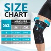 Bodyprox Knee Compression Sleeve for Men and Women (2 Pack),