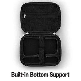 OLAIKE KingSung Hard Carrying Case For Fluke 117/115/116/114/113 Digital Multimeter, 3D Molded Exterior With Custom lining And YKK Smooth Zipper,Yellow