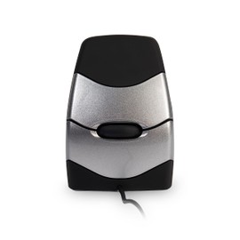 BakkerElkhuizen DXT 2 Precision Mouse, Ergonomische Kabelgebundene Präzisionsmaus, Rechts- und Linkshänder, Schwarz/Hellgrau