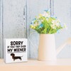 Funny Dog Lover New Home Gift Dachshund Sorry If You