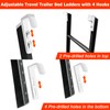 RV Bunk Bed Ladder, 55" Interior Adjustable Travel Trailer Twin