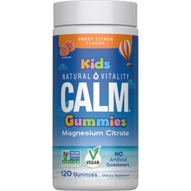 NATURAL VITALITY Sweet Citrus Calm, gomitas para niños, 120 unidades
