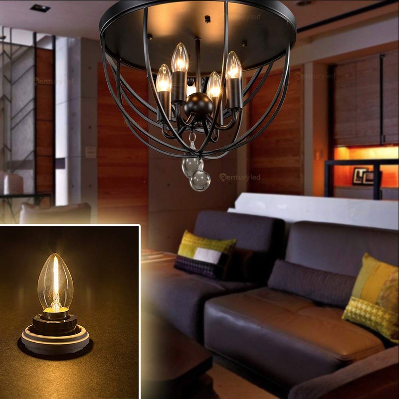 Tsunetani-C7 Edison LED Mini Night Light Replacement Bulbs 0.5W Equivalent