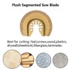 SDTOOLS 64mm Half Circle Diamond Quick Release Oscillating Saw Blade