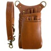 GLASS FROG Scissor Case, 6 Scissors, Main Body/Belt, Genuine Leather,